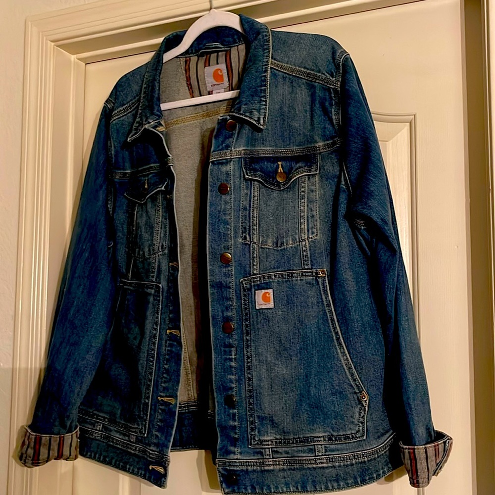 Women’s Carhartt Denim  jacket XXL great condition
